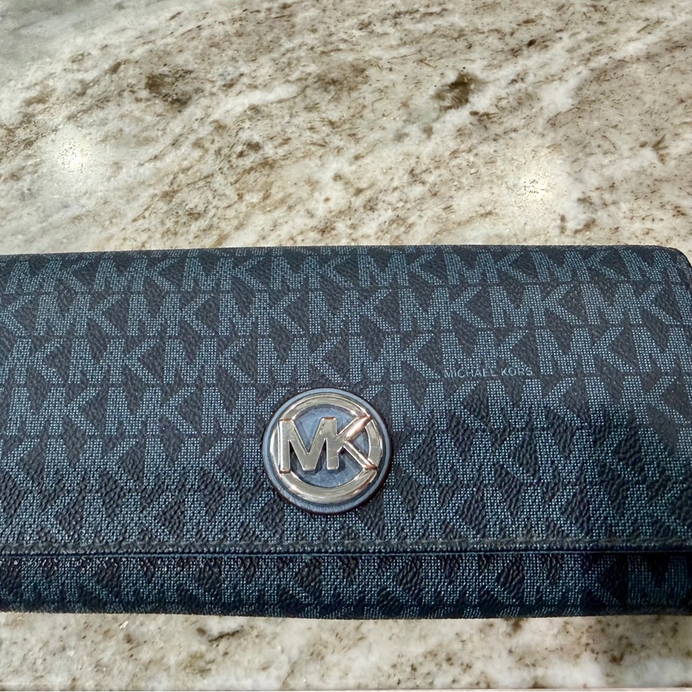 Michael Kors Light Blue Wallet